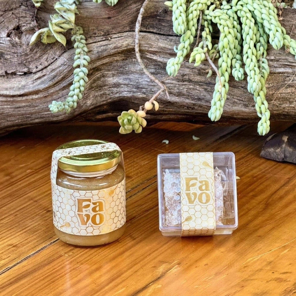 Mel In Natura 300g & Favo de Mel 200g